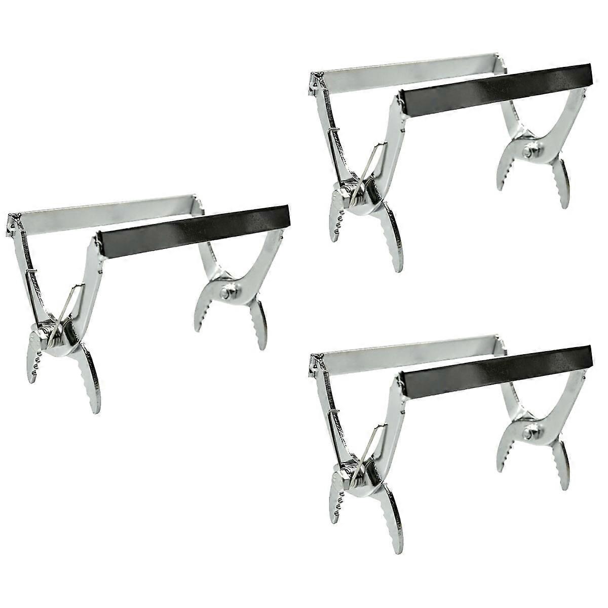 3pcs Beekeeping Tool Beehive Frame Clip Lifter Capture Grip Nests Box Beekeeping Tools Bees Nests Box Clip Frame Holder Lifter (Silver)