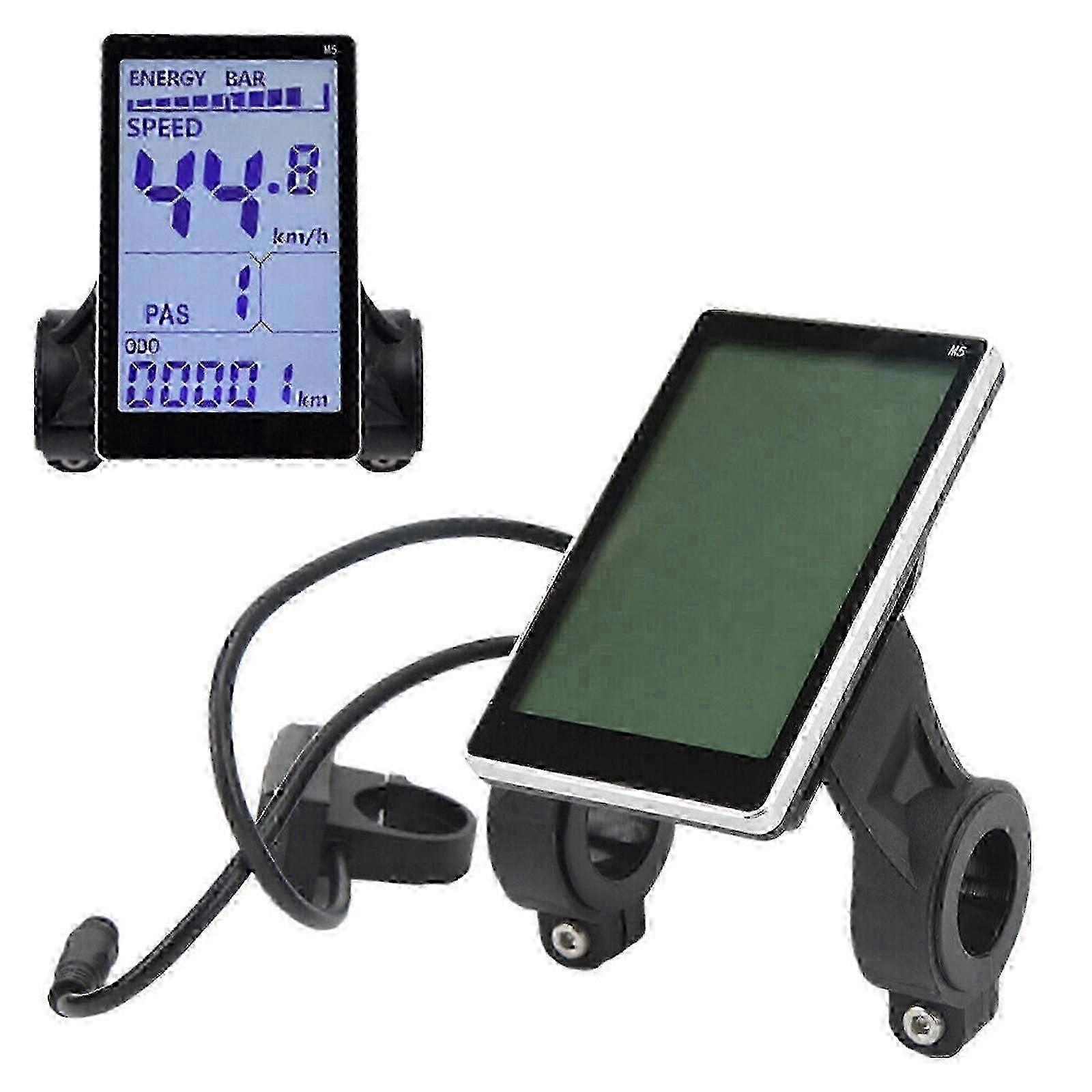 M5 Digital LCD Speed Meter Display For 24/36/48/60V E-Bike Electric Scooter