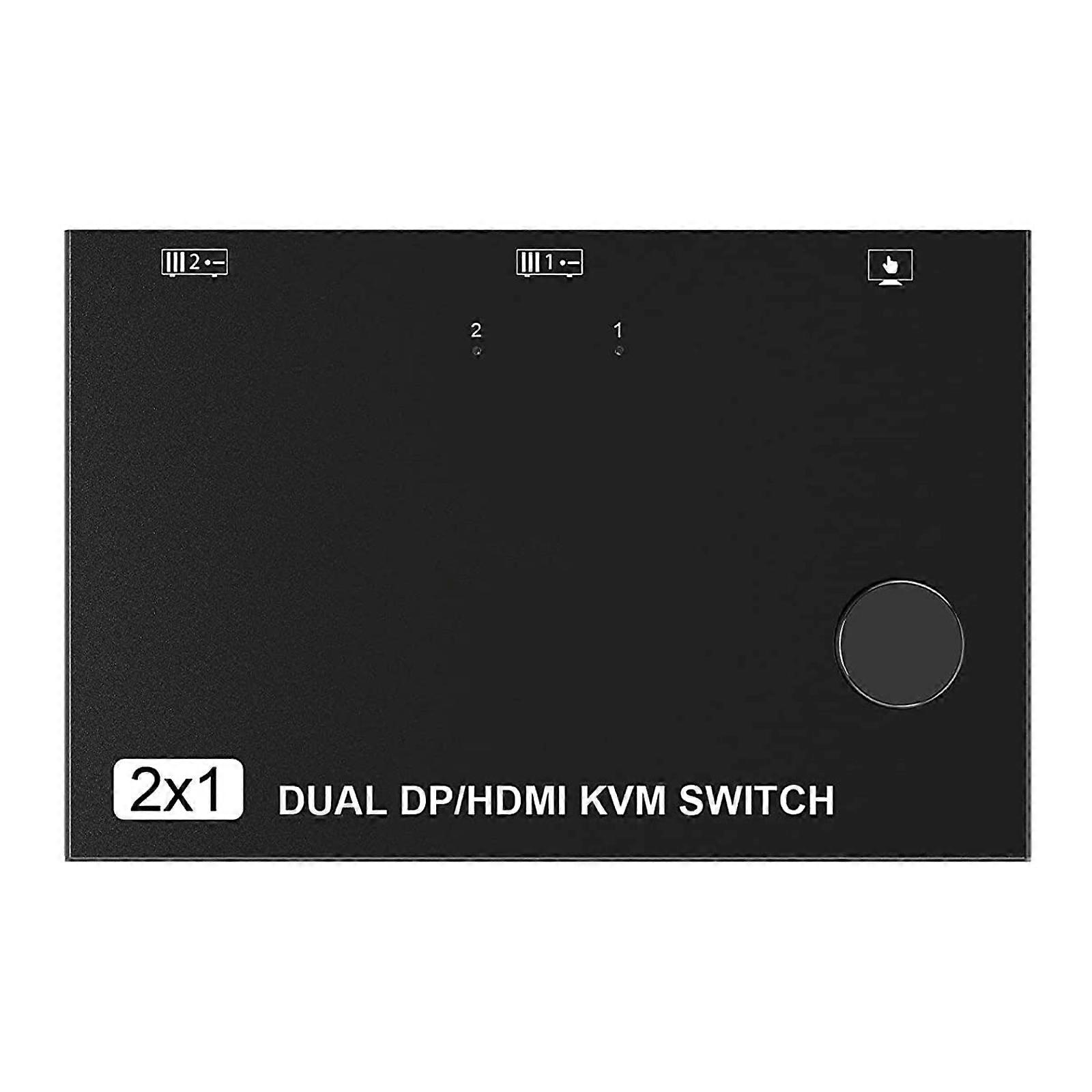 Advanced USB3.0 High Definition Port KVM Switcher Multiple Input, One Output for Convenience Easy Connectivities Multicolor