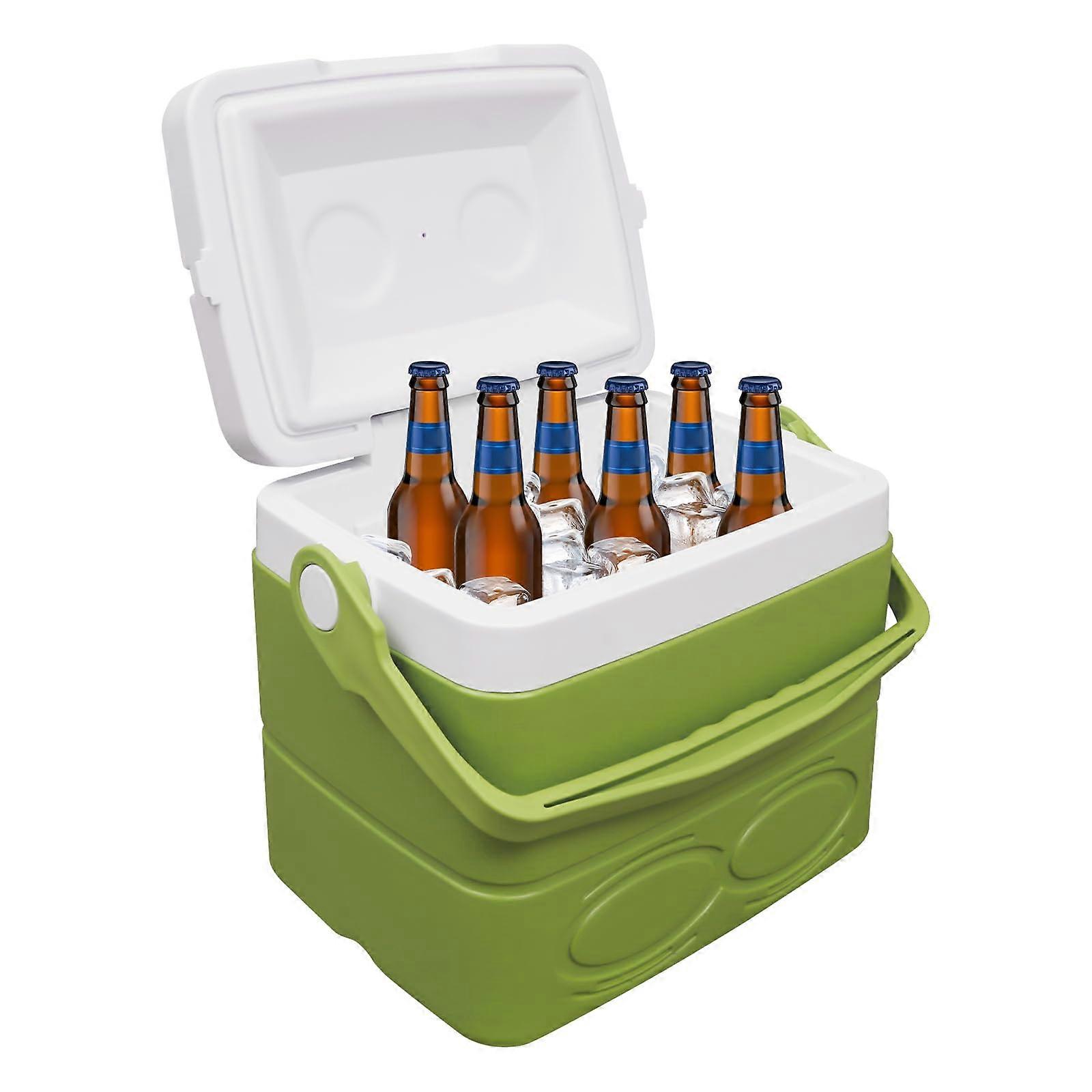 Camping Cooler Portable Insulated Ice Chest Lunch Box with Handle for Picnic BBQ Camping