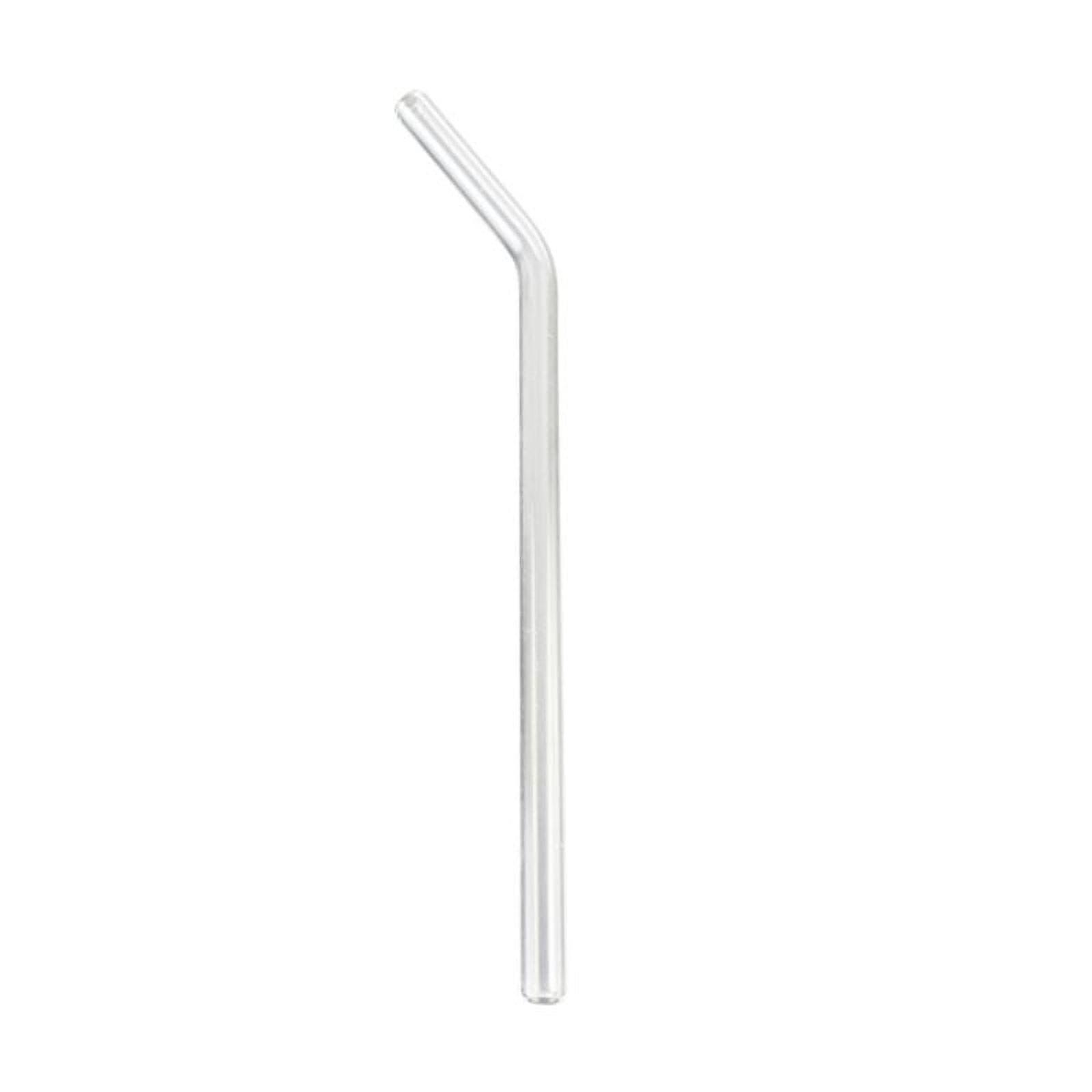 Orchip Reusable Bent Glass Drinking Straws,Shatter Resistant,BPA Free, Non-Toxic, Eco-Friendly