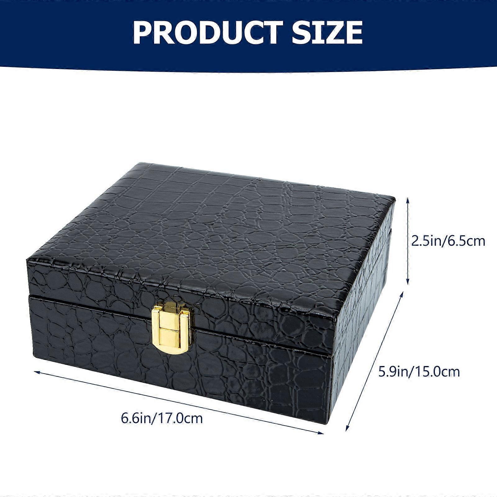 Flip-Type Cigar Container Wooden Box for Storage Portable Gift
