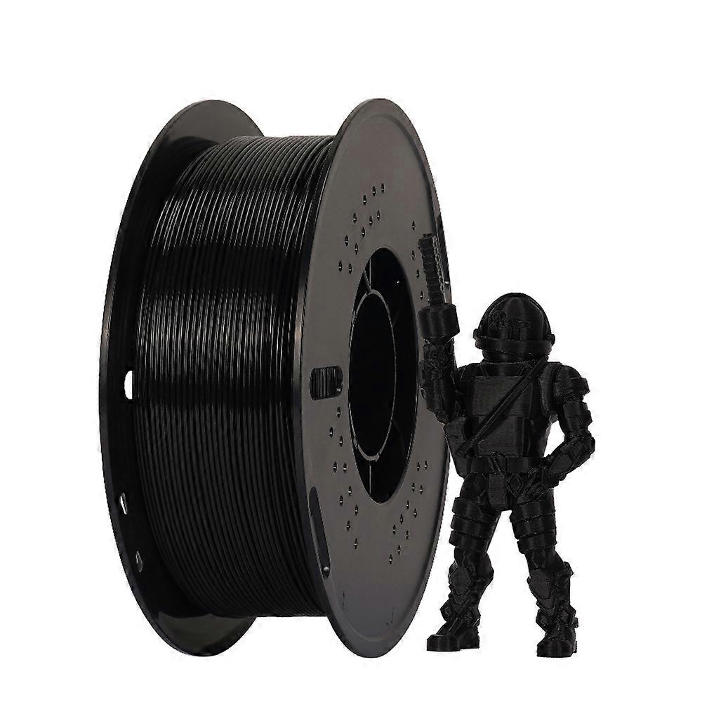 1.75mm High Speed PETG 3D Printer Filament 1kg Spool, ±0.02mm Accuracy, Black for Most FDM 3D Printers