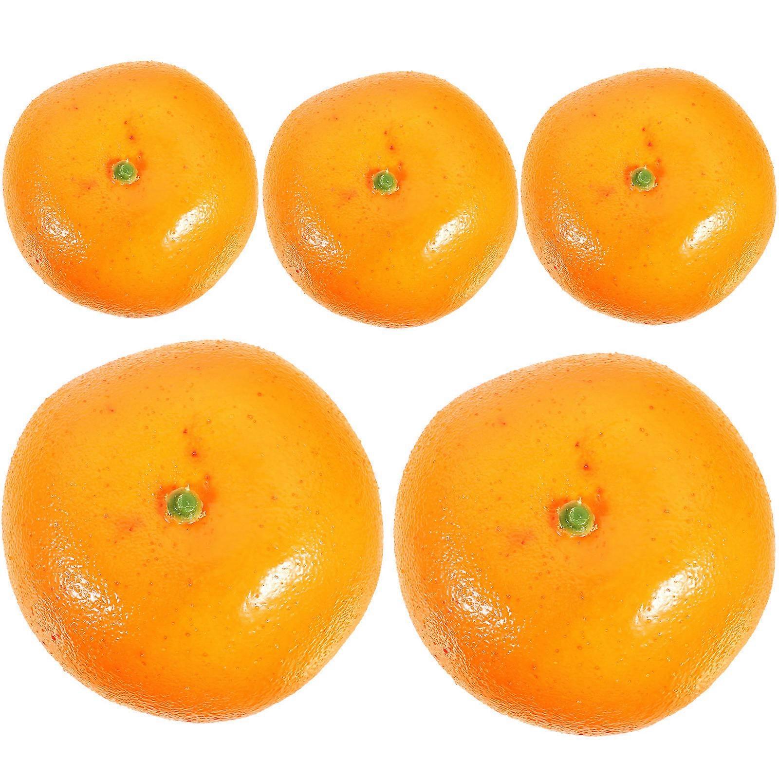 Fake Oranges Artificial Oranges for Decor 20Pcs Vivid Lifelike Props