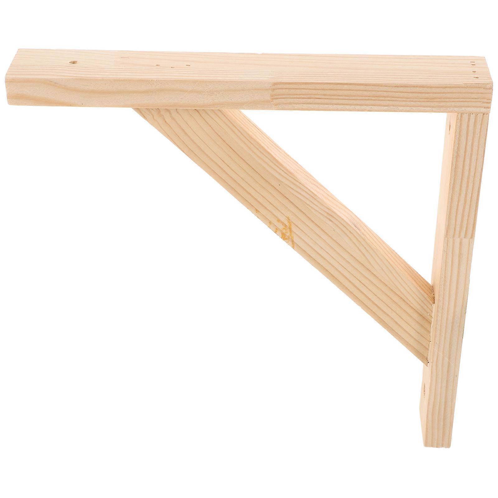 Wooden Wall Shelf Support for Mounting Decorative Shelf Bracket