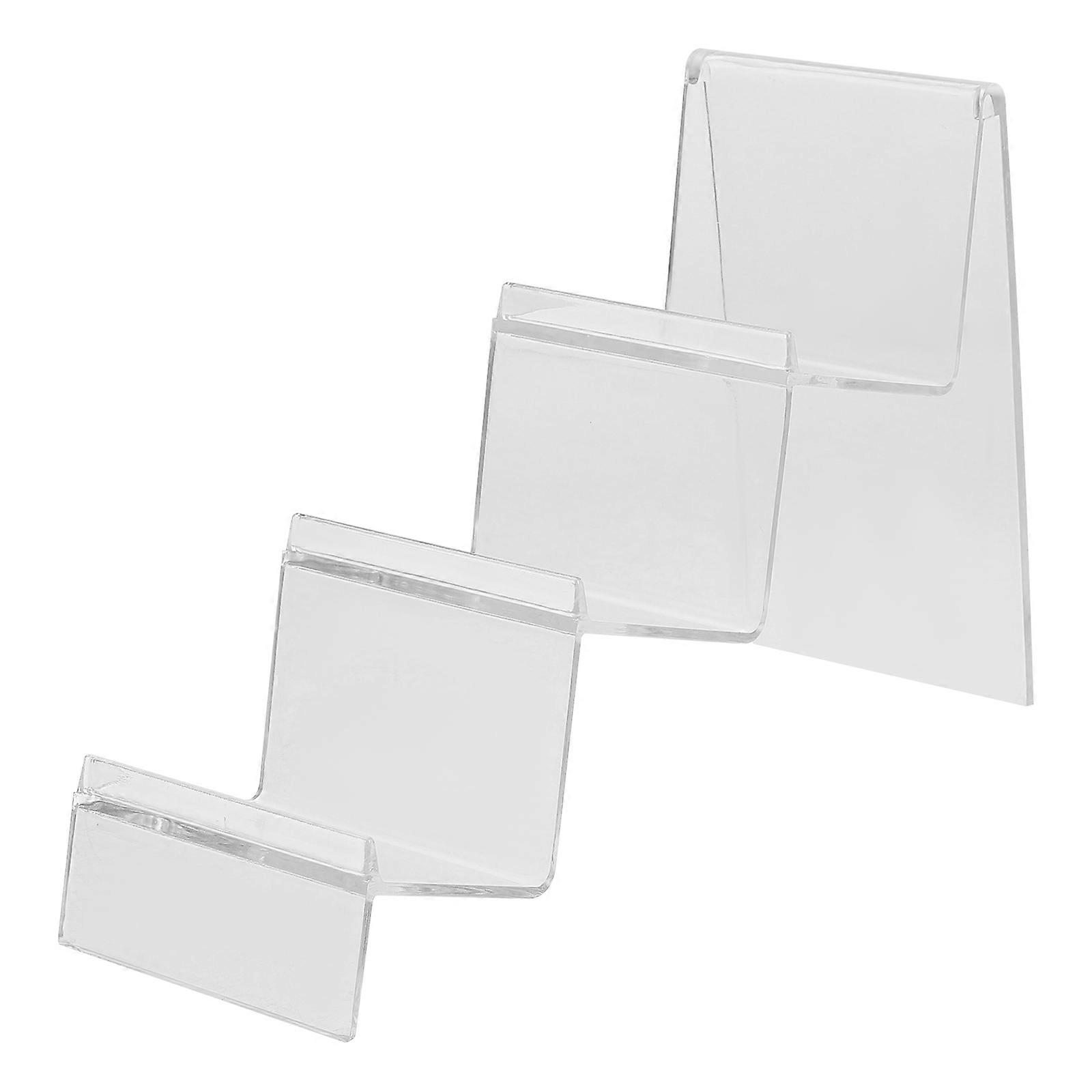 Handbag Organizer Multi-Layered Wallet Display Stand Holder Clear Construction For Business Owners 1Pack