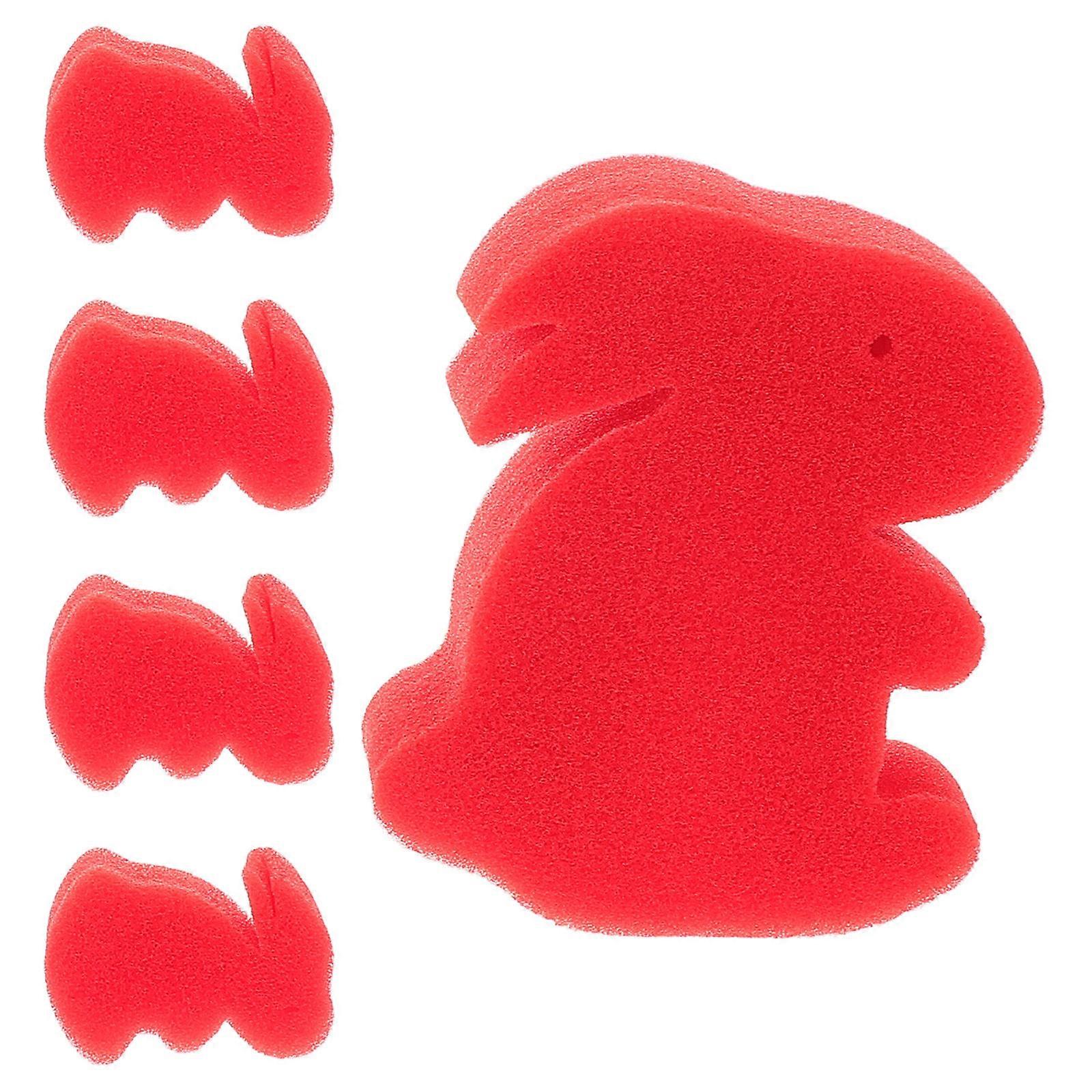 Magictricks Bunny Sponge for Close Up Performance 1Set Red Sponge Rabbit