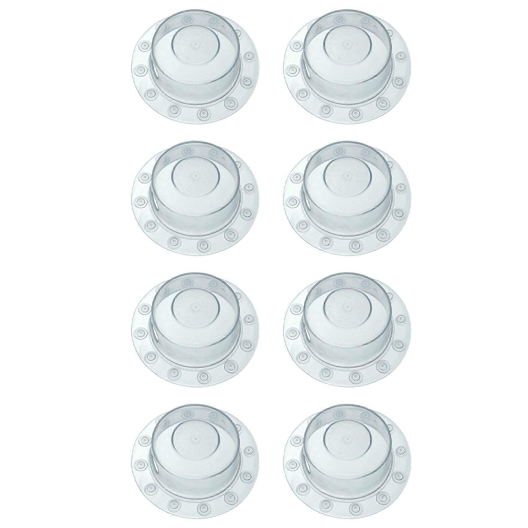 8X Bathtub Overflow Drain Cover Suction Cup Seal Bathtub Stopper for Deeper Bath for Bathroom Overflow Drains