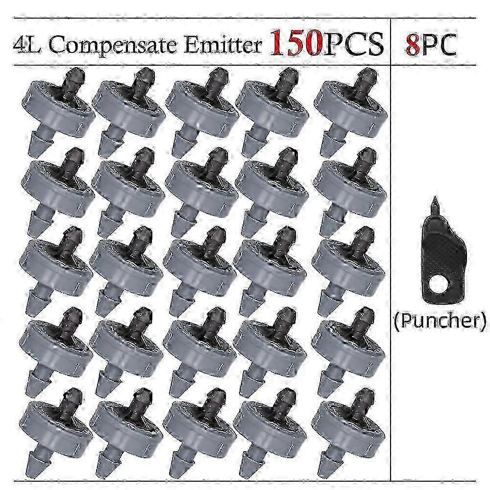 20-200PCS 2L 4L 8L Pressure Automatic Compensating Dripper Steady Flow Garden Emitter Durable Irrigation Water Regulator Dripper SMTX f26 25-26S