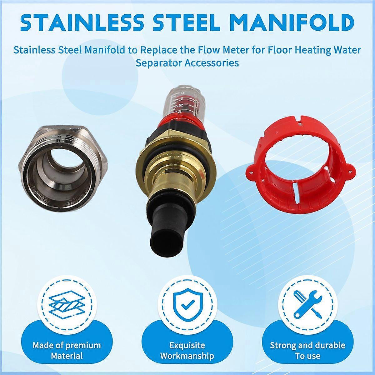 Replace the Flow Meter for Floor Heating Water Separator Accessories