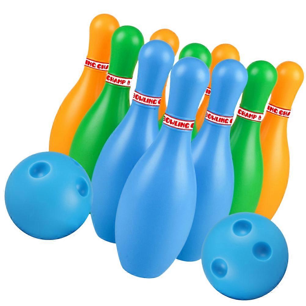 Bowling Toys for Children Educational Play 1Set Plastic