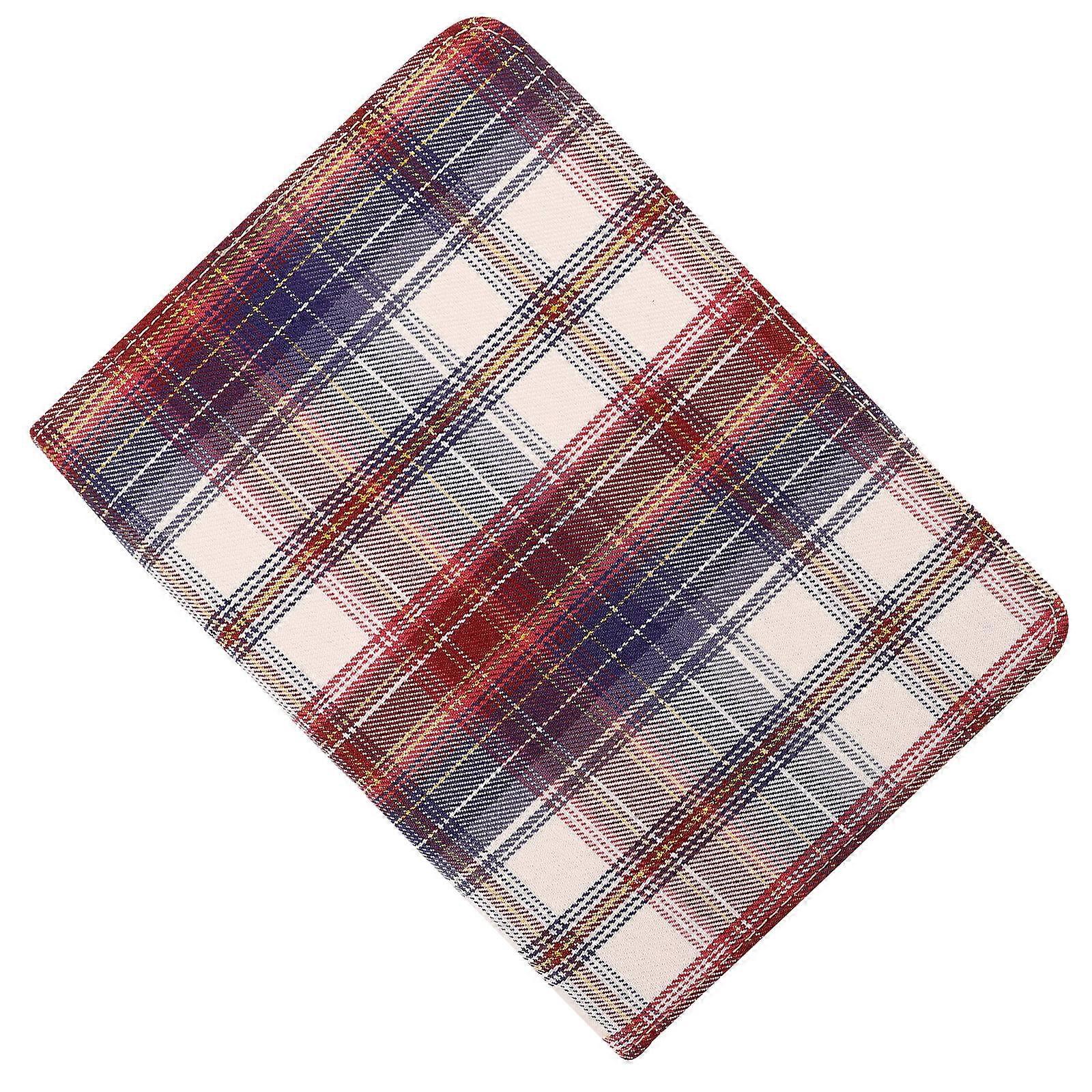 Campus Notebook Plaid Pattern Journal Book for Home