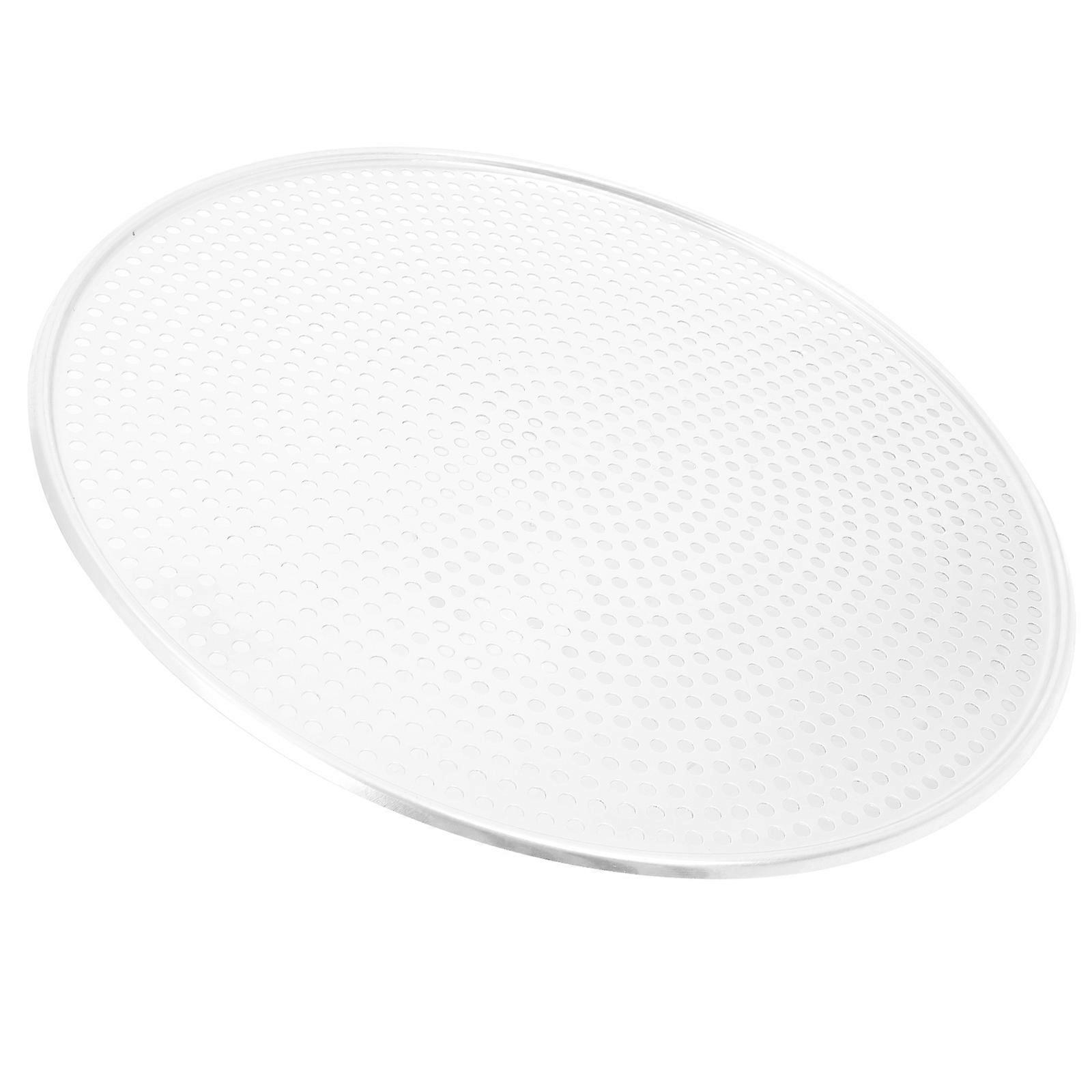 Round Pizza Pan Aluminum with Holes for 4Pcs Baking Use