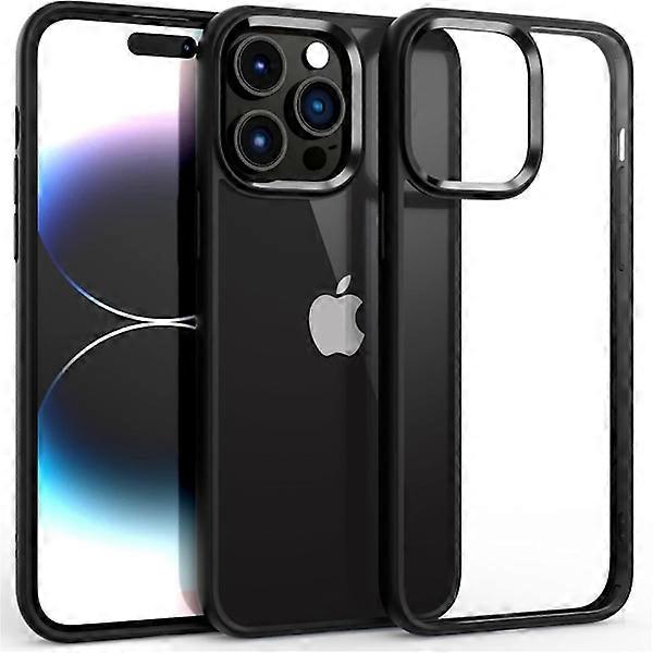 Compatible with iPhone 14 Bumper Case - Transparent with Color compatible with iPhone 14 Pro Max