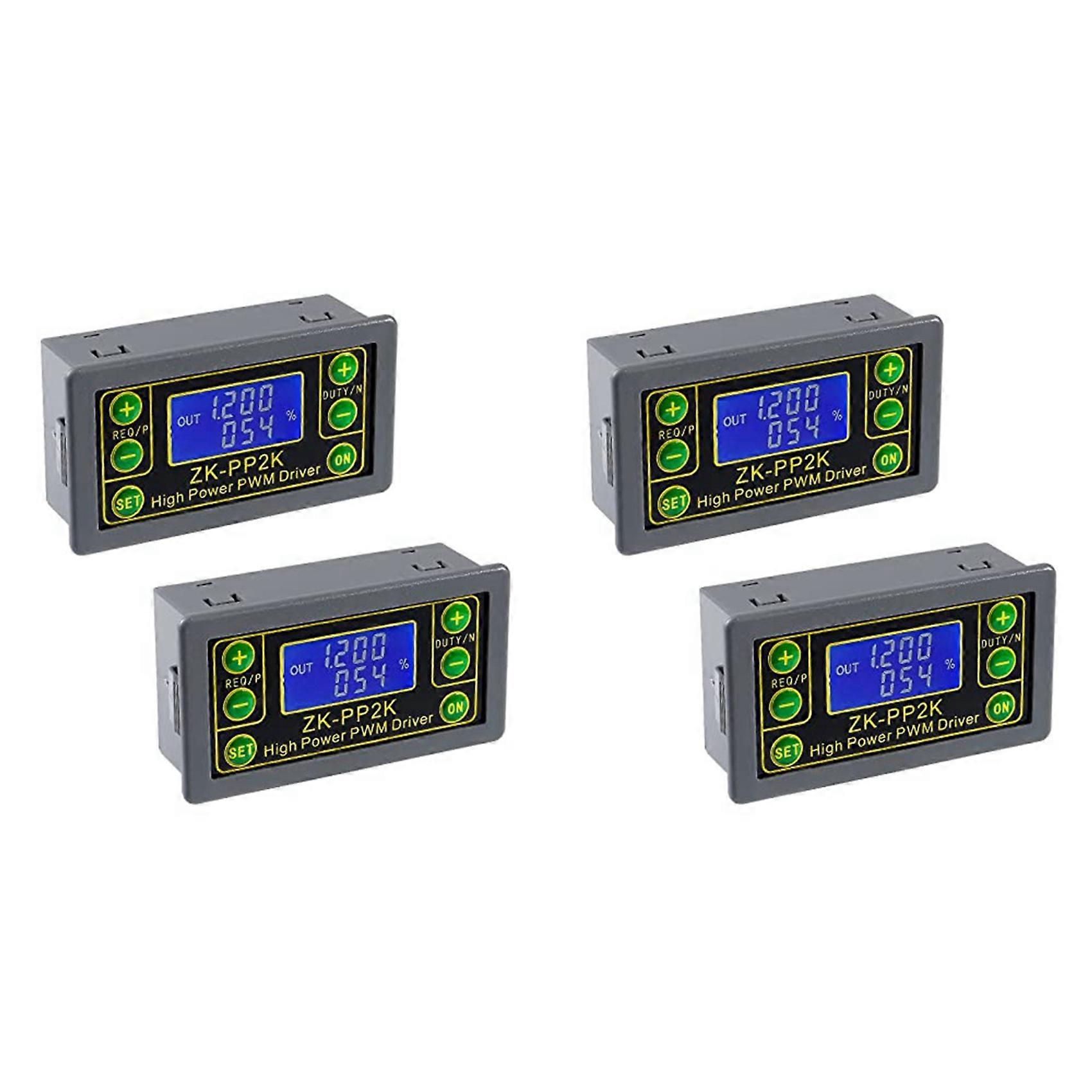 PWM Pulse Signal Generator ZK-PP2K, Period Delay Drive Module 3.3-30V 8A PWM Dimming Motor Speed Controlle,4PCS
