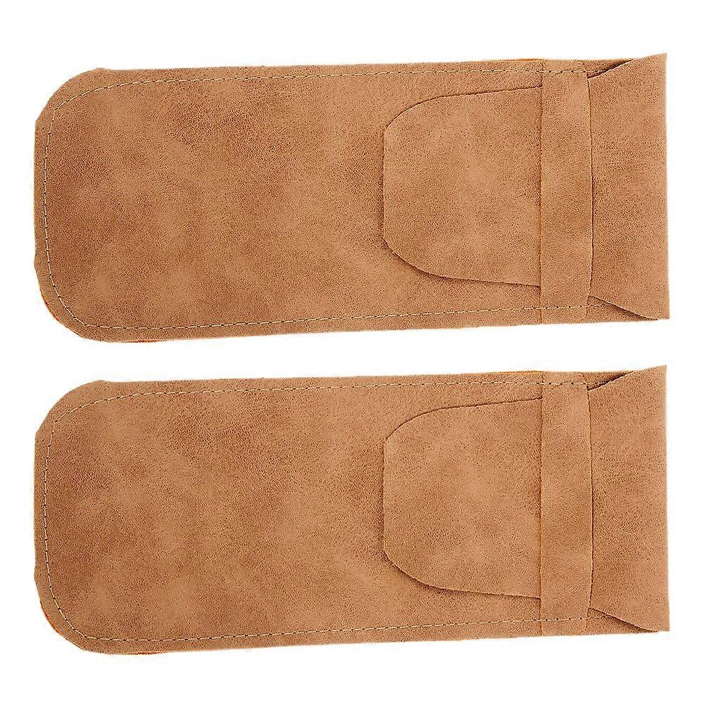 Glasses Storage Bag 2Pcs Sunglasses Pouch for Convenient Storage Use