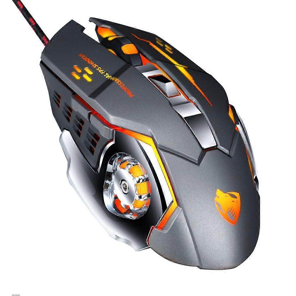 Mouse Wired USB Mouse for Office Use 3Pcs Silver Professional Set