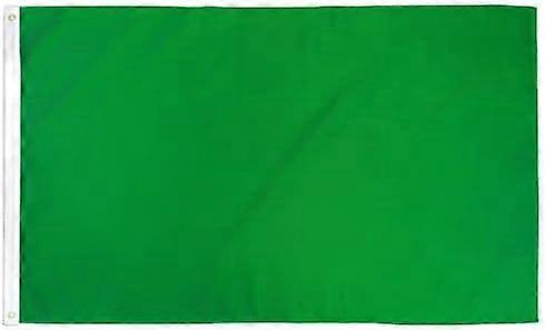 Green Solid Color Flag  rq 0043
