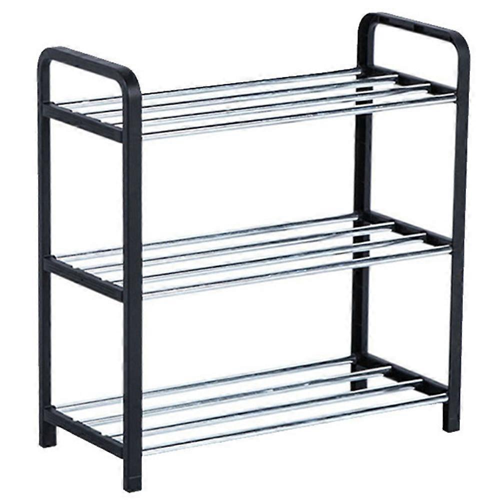 Three-Layer Shoe Shelf Household Shoe Rack for Storage Use 3Pcs