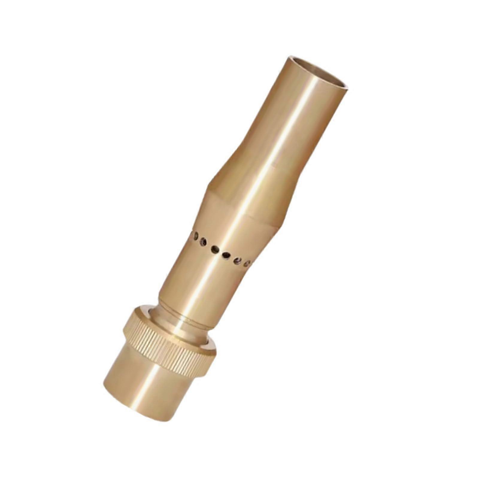 Garden Watering Nozzle with Adjustable Multi Outlet Bronze Sprinkler Head, Oxidation Resistant