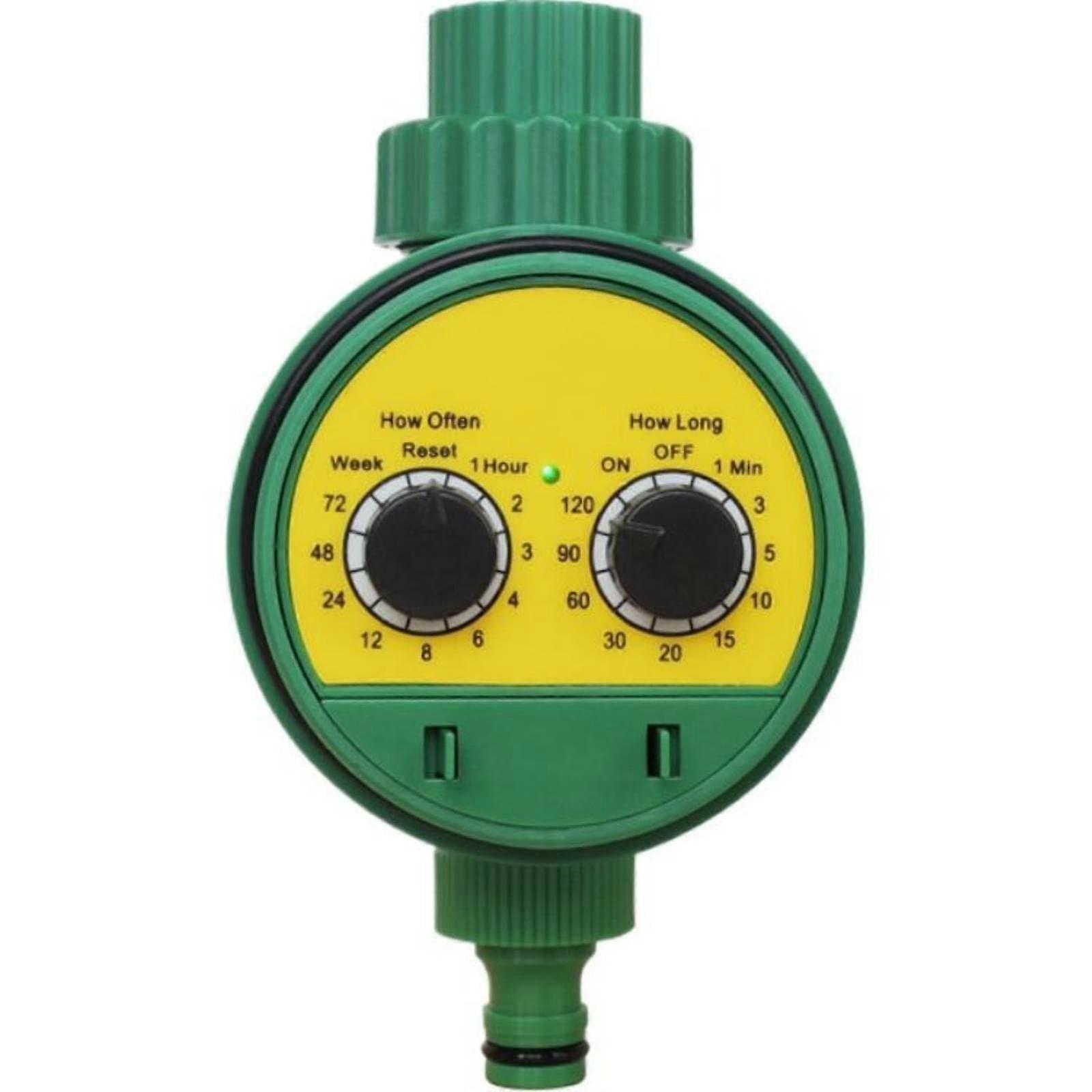 Automatic Irrigation Timer with Programmable Watering Cycles and LCD Display for Garden and Lawn