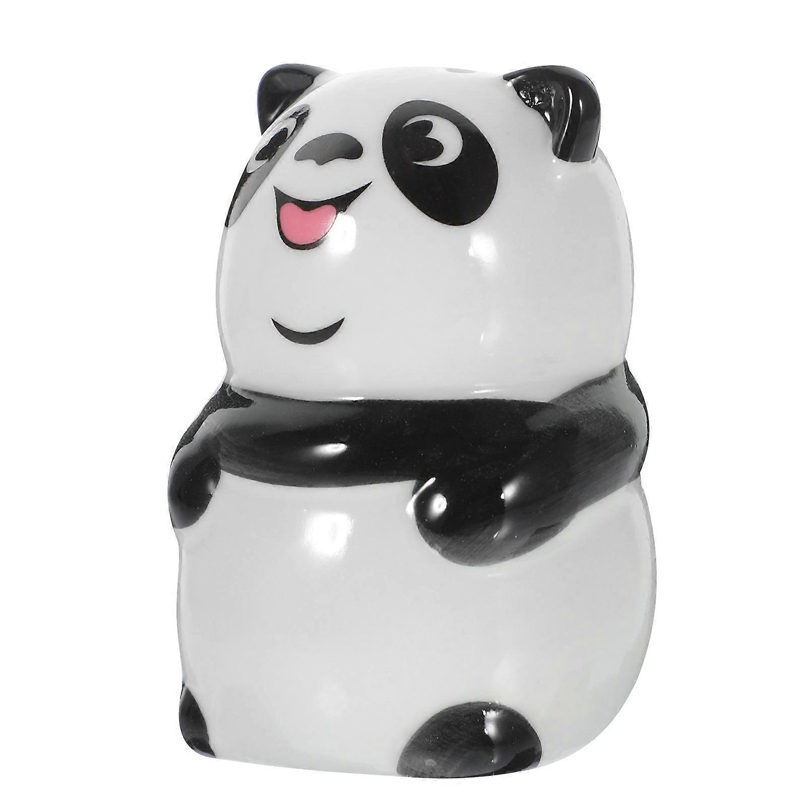 Adorable Ceramic Panda Shaker Container For Dining Table Storage Home Users 1Pack