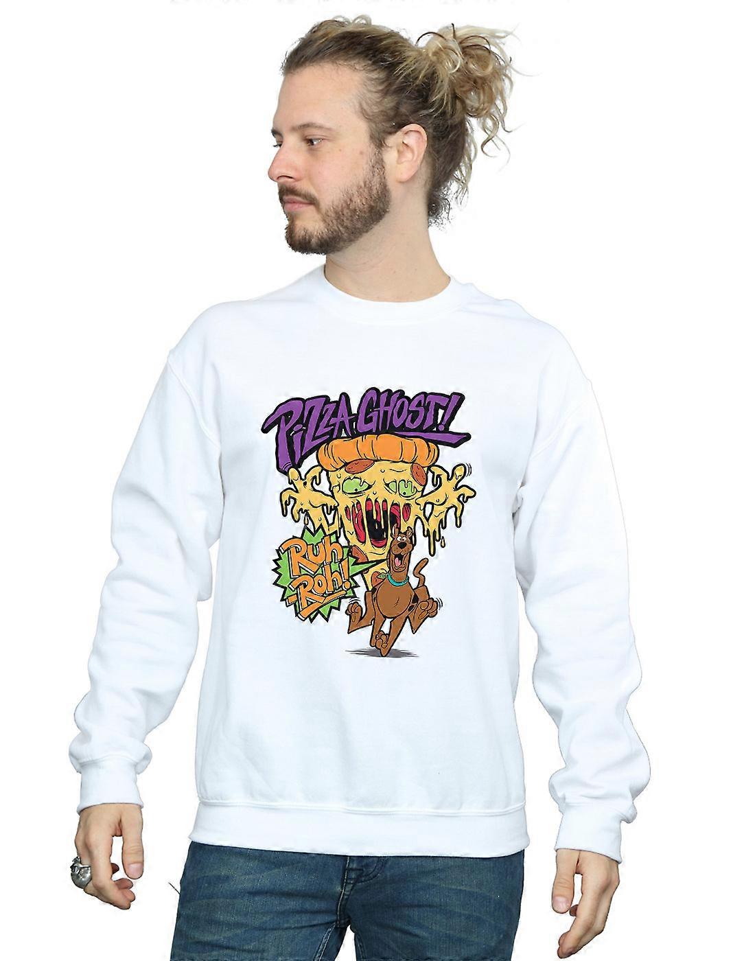 Scooby Doo Herren Pizza Ghost Sweatshirt