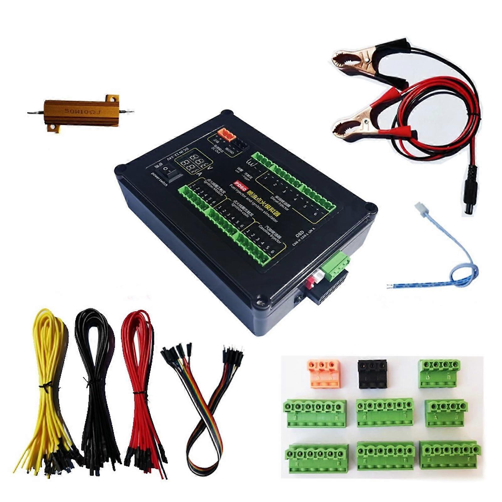 Automotive ECU Simulator with Precision Fault Diagnostics for Vehicle Computer Board Testing Platform