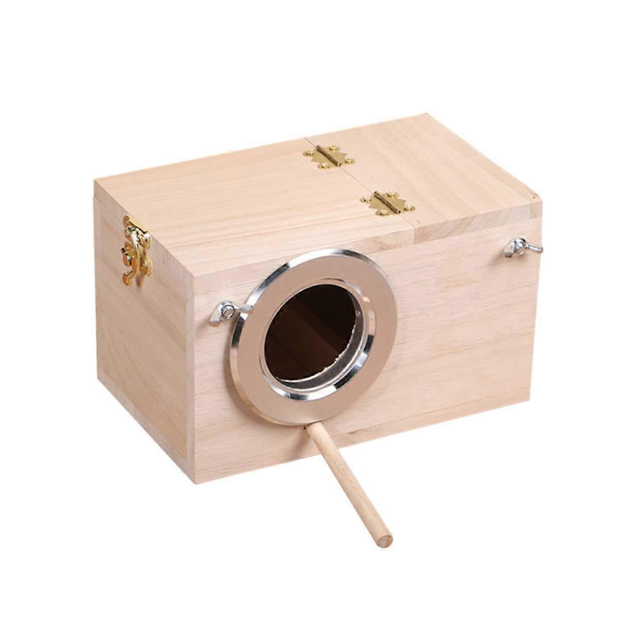 Window Bird House with Nesting Box for Bird Watching Window View, Durable 2pcs Set