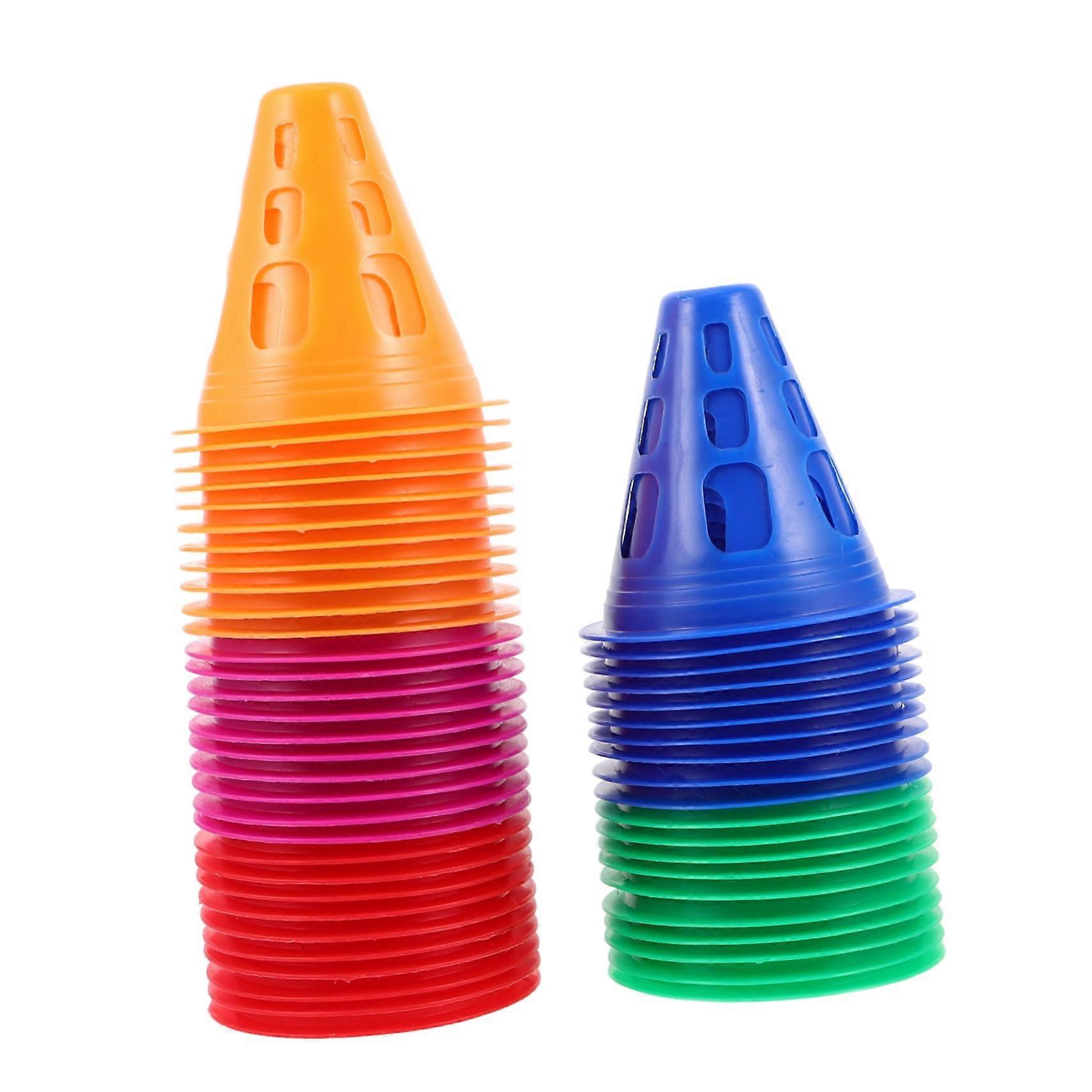 Roller Skating Practice Cones with Soft Safety Design, Colorful Agility Training Markers