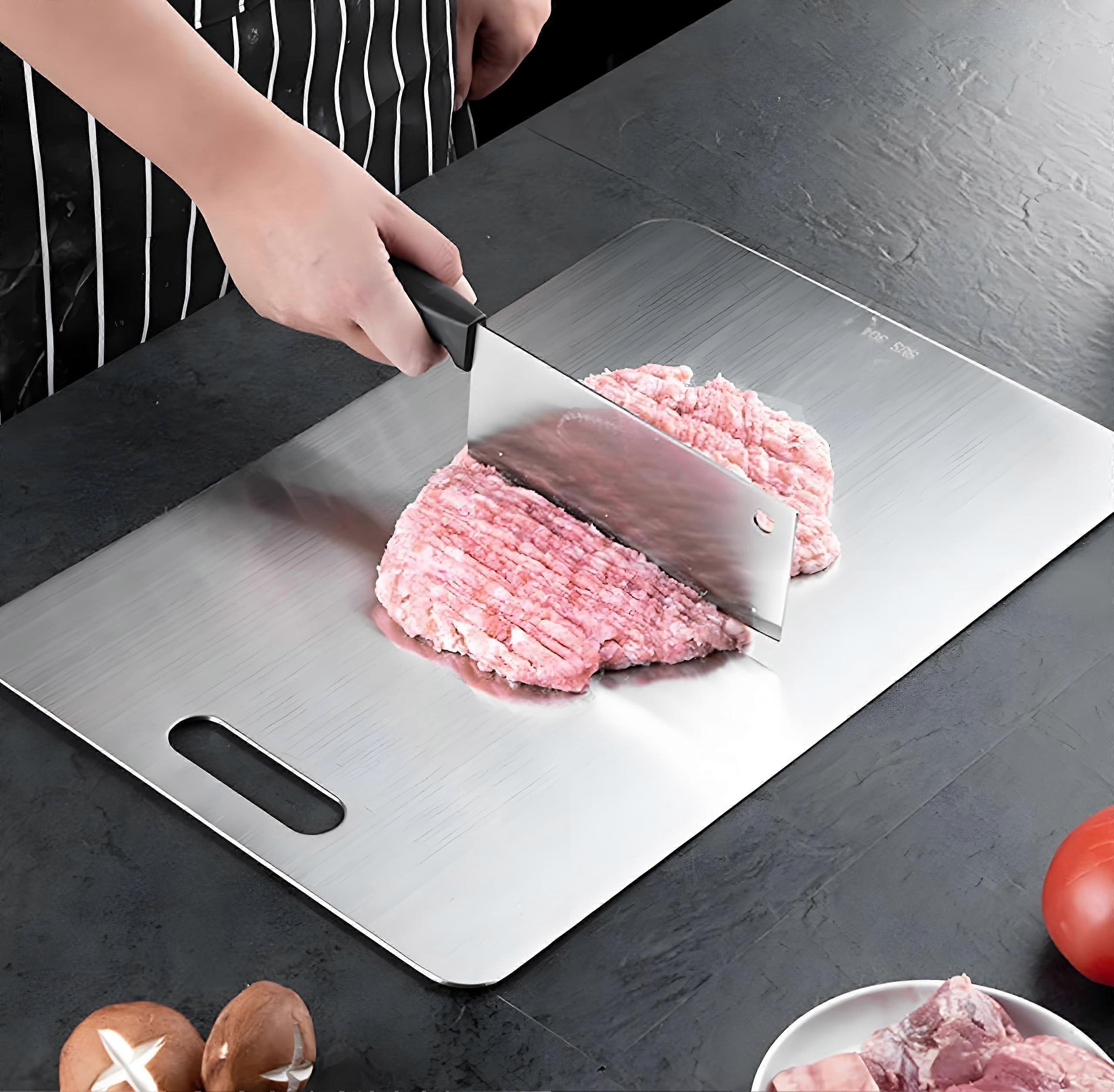 Titanium Cutting Board Large 15.4x11in, Dishwasher Safe, KnifeFriendly, ScratchResistant Kitchen Use