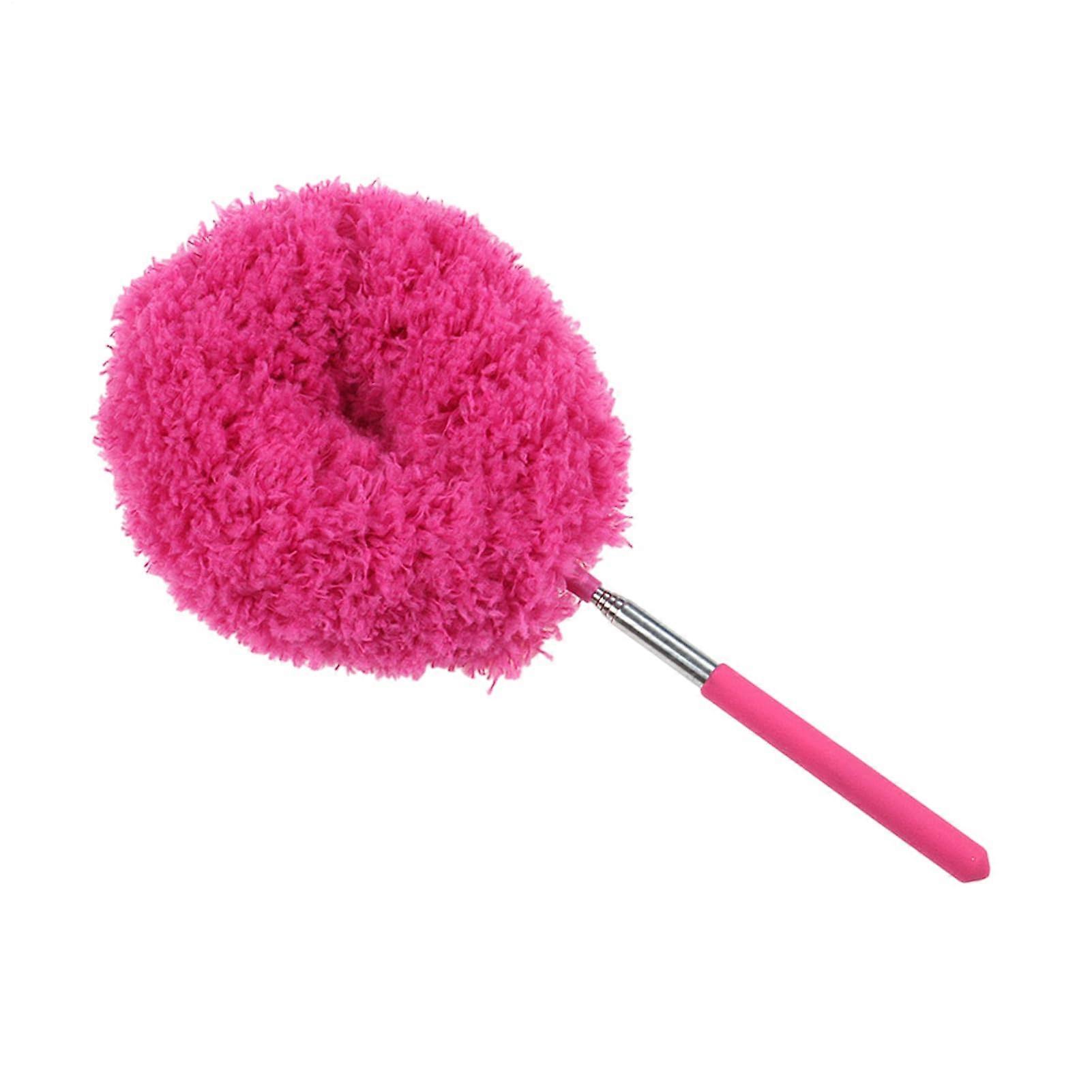Feather Duster with Adjustable Telescopic Handle, 360° Flexible Head, Long Reach for  Ceilings