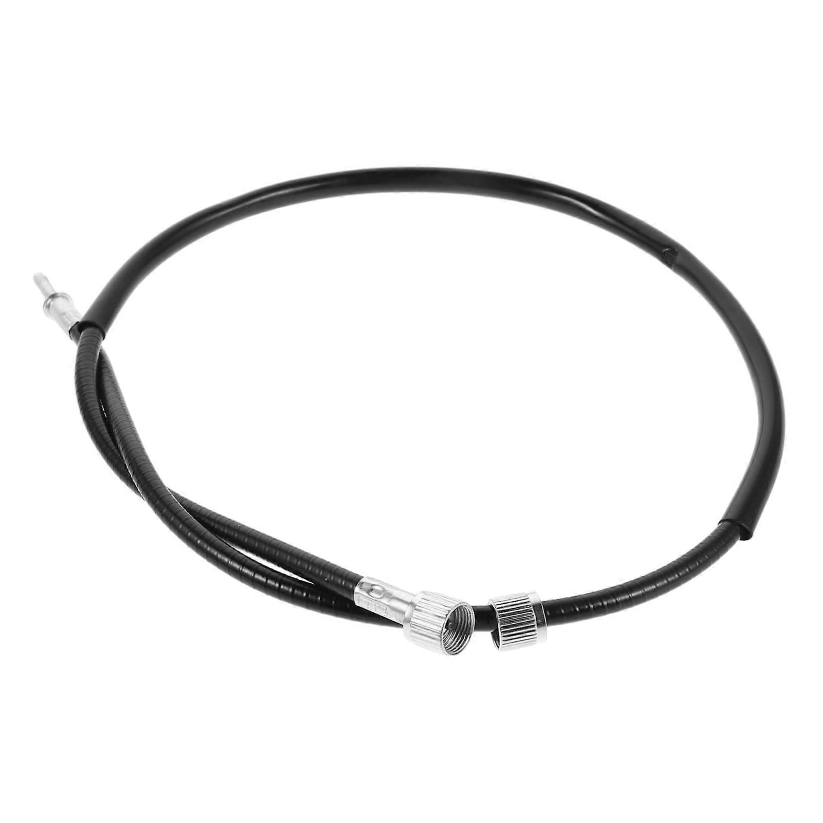 Heavy Duty Motorcycle Speedometer Cable Replacement for Precise Mileage Tracking Fits Scooters Black