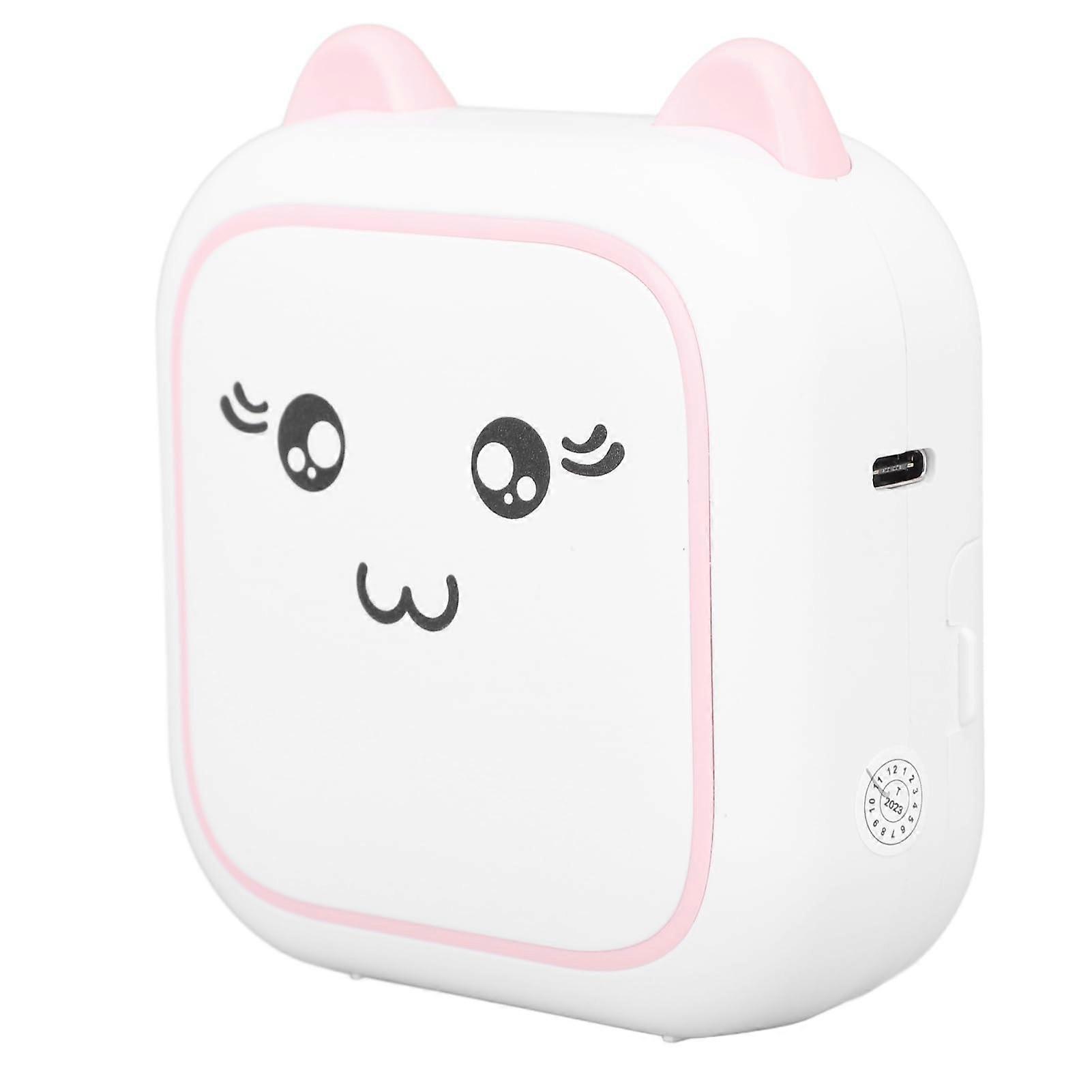 Mini Thermal Printer with Bluetooth App Control, Inkless Speed Pocket Barcode and Photo Printing