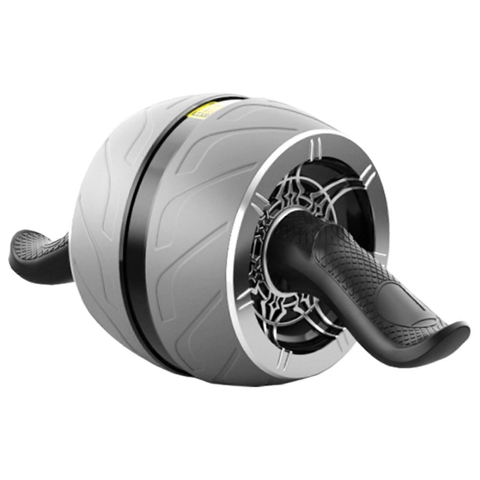 Automatic Bounce Ab Wheel with Ergonomic Grip, Silent Stability Ab Roller for Core Training Home Gym