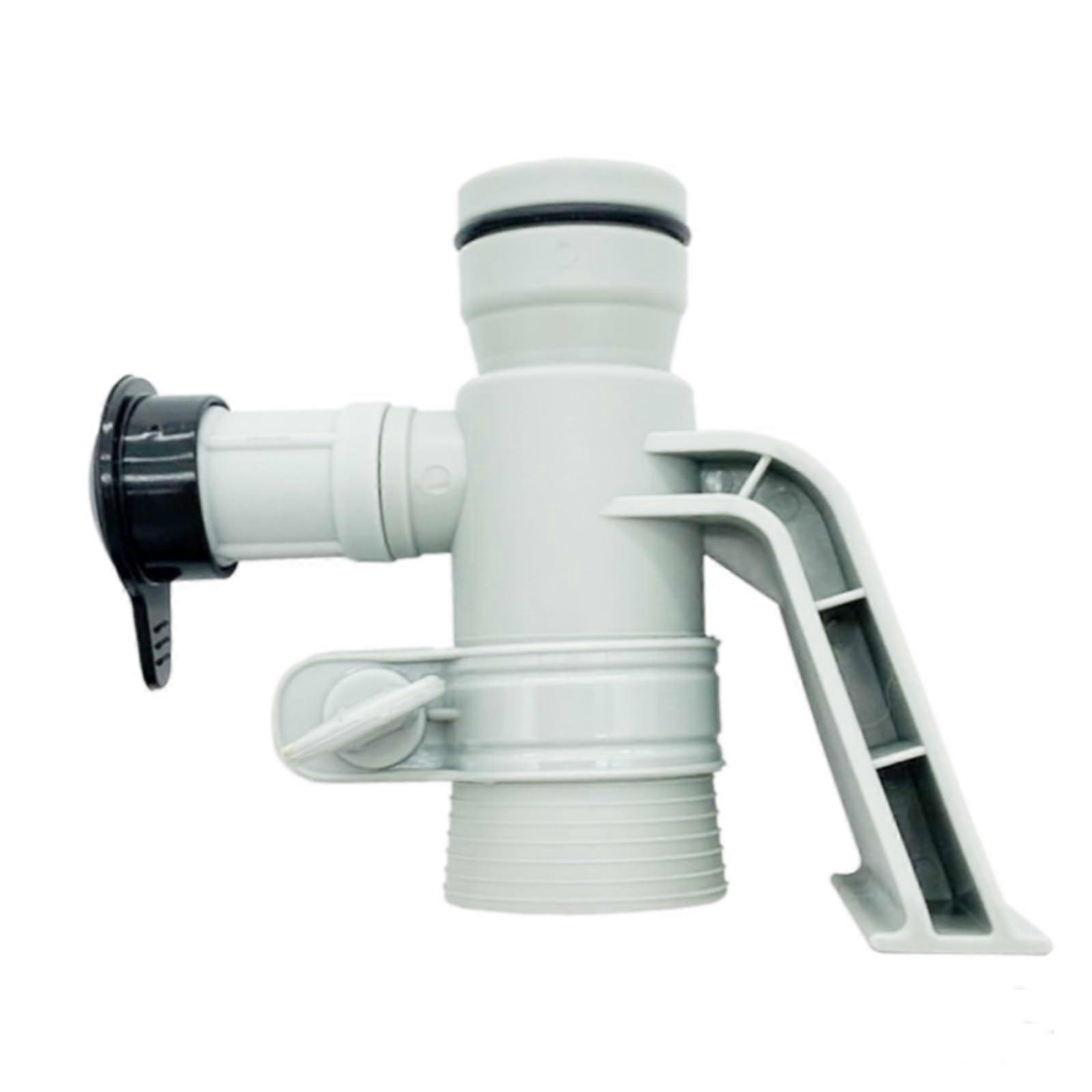 Pool Pipe Holder Adjustable Support with Air Nozzle for Ground Pools Leak Prevention Easy Setup