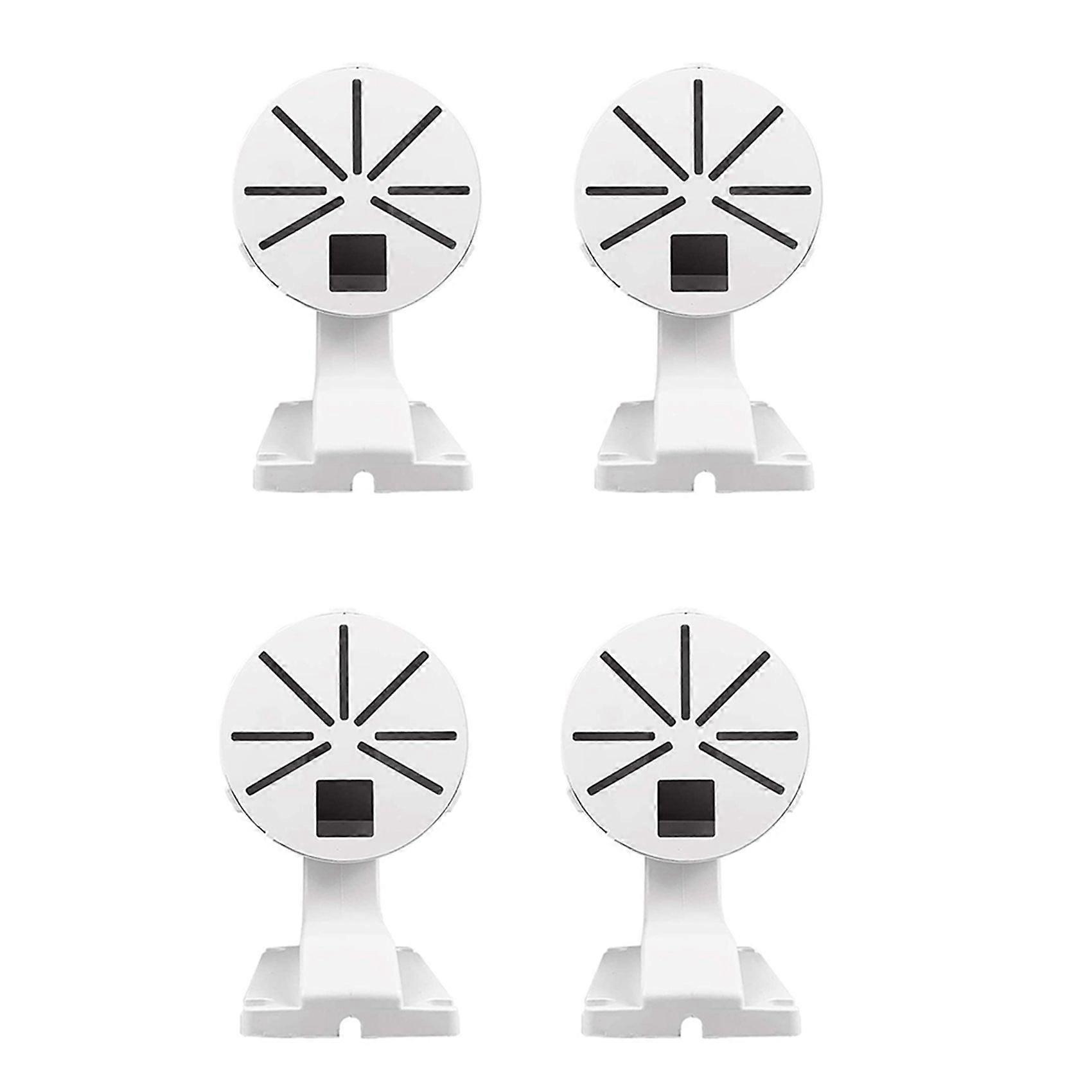 5X Security Camera Mount Bracket,ABS Indoor Outdoor Wall Mount L-Type Bracket for CCTV Security Dome IP Camera Mounting