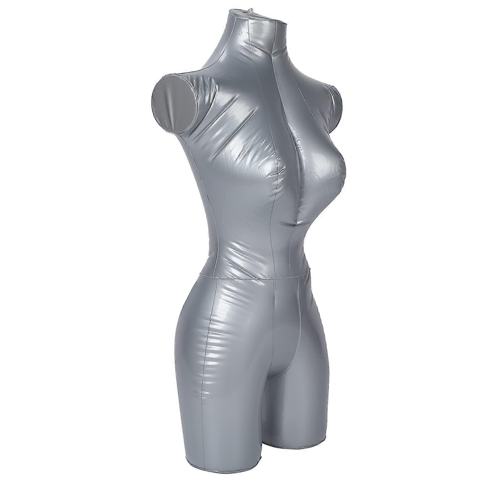 Inflatable Female Mannequin Display PVC Durable Foldable Space Saving for Clothing and Window