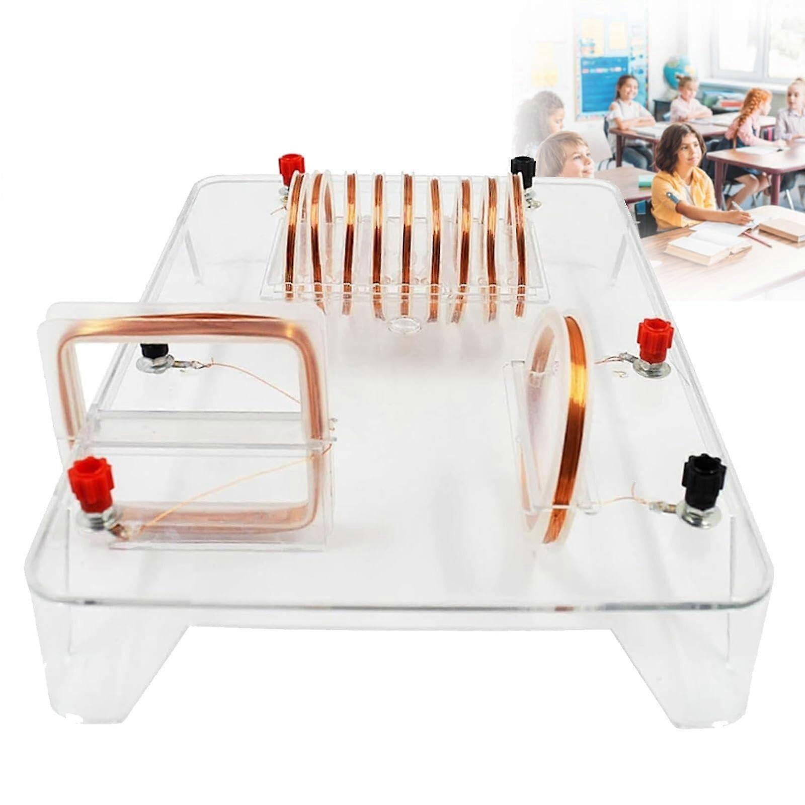 Magnetic Field Demonstrator Physics Experiment Kit with Solenoid Visualization for Classroom Lab
