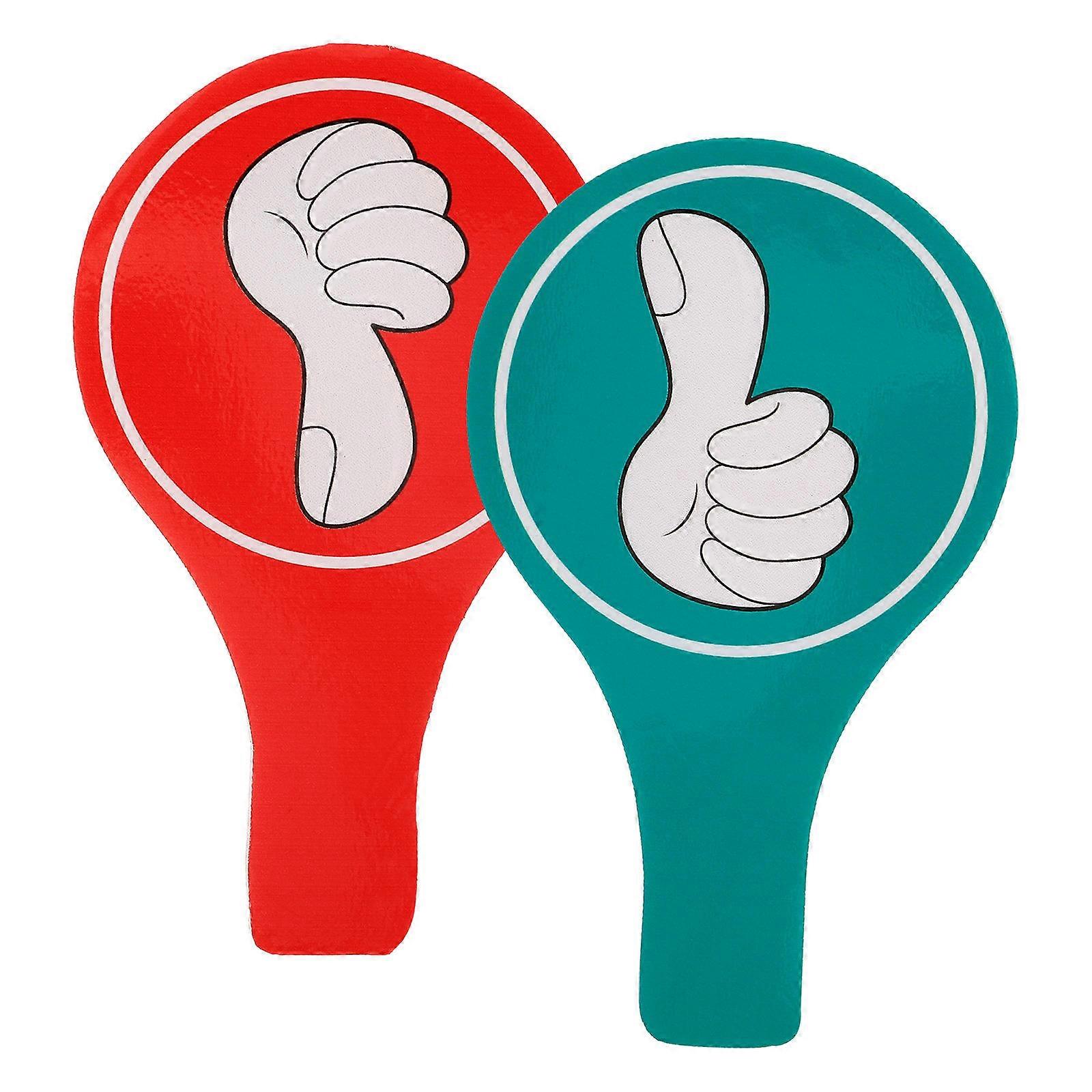 Classroom Voting Paddle for Voting 1Set Thumb Up Thumb Down Paddles Assorted Color