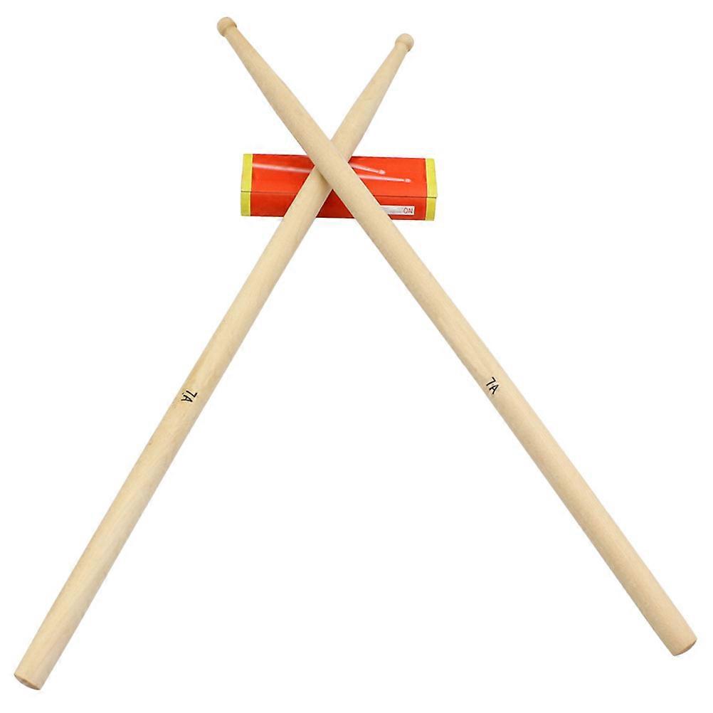 Drumsticks Maple Wood 7A Drumsticks for Drum Use 1Pair Khaki