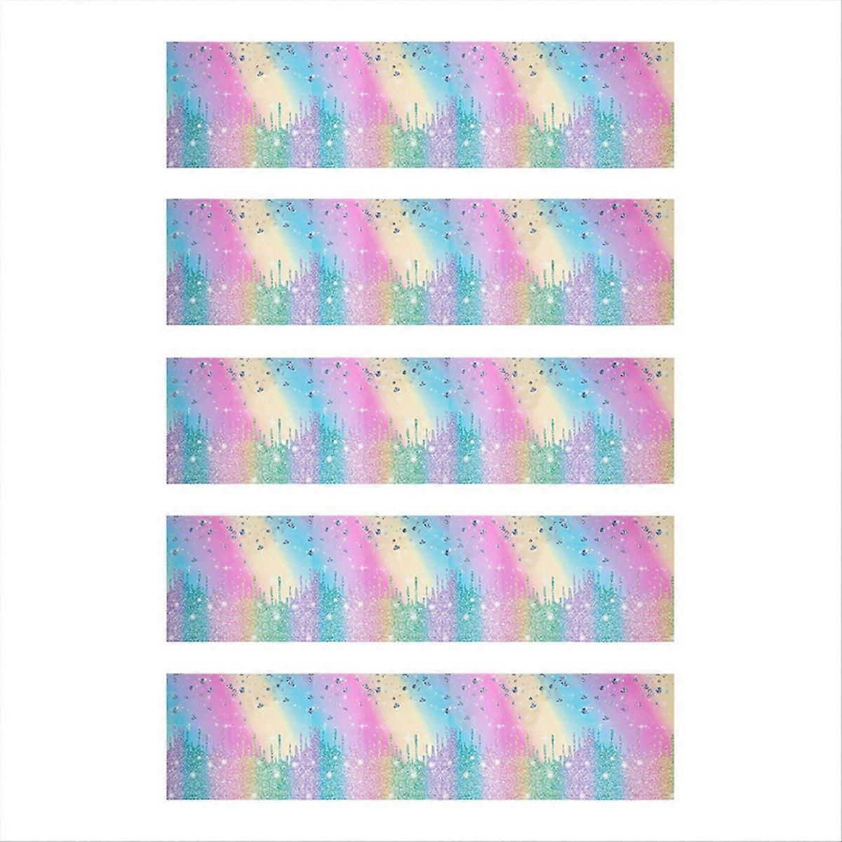 Gradient Diamond Birthday Tableware Macaron Paper Plate Cup B