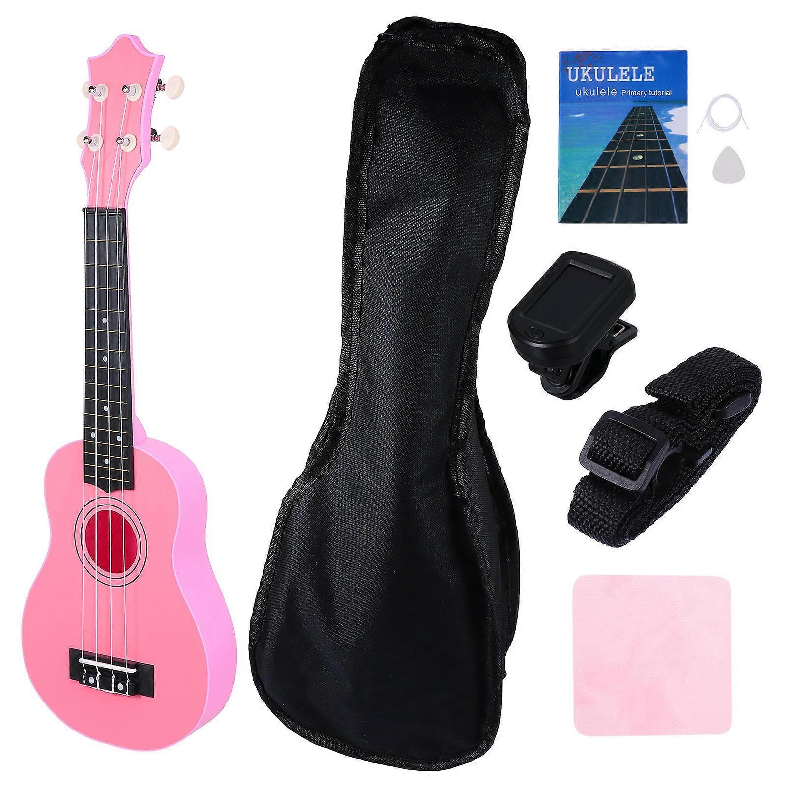 Ukulele Set Beginner Ukulele for Use 1Set Small Guitar Acoustic Instrument
