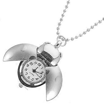 Silver Beetle Designed Pocket Watch for Decoration 1Pcs with Quartz