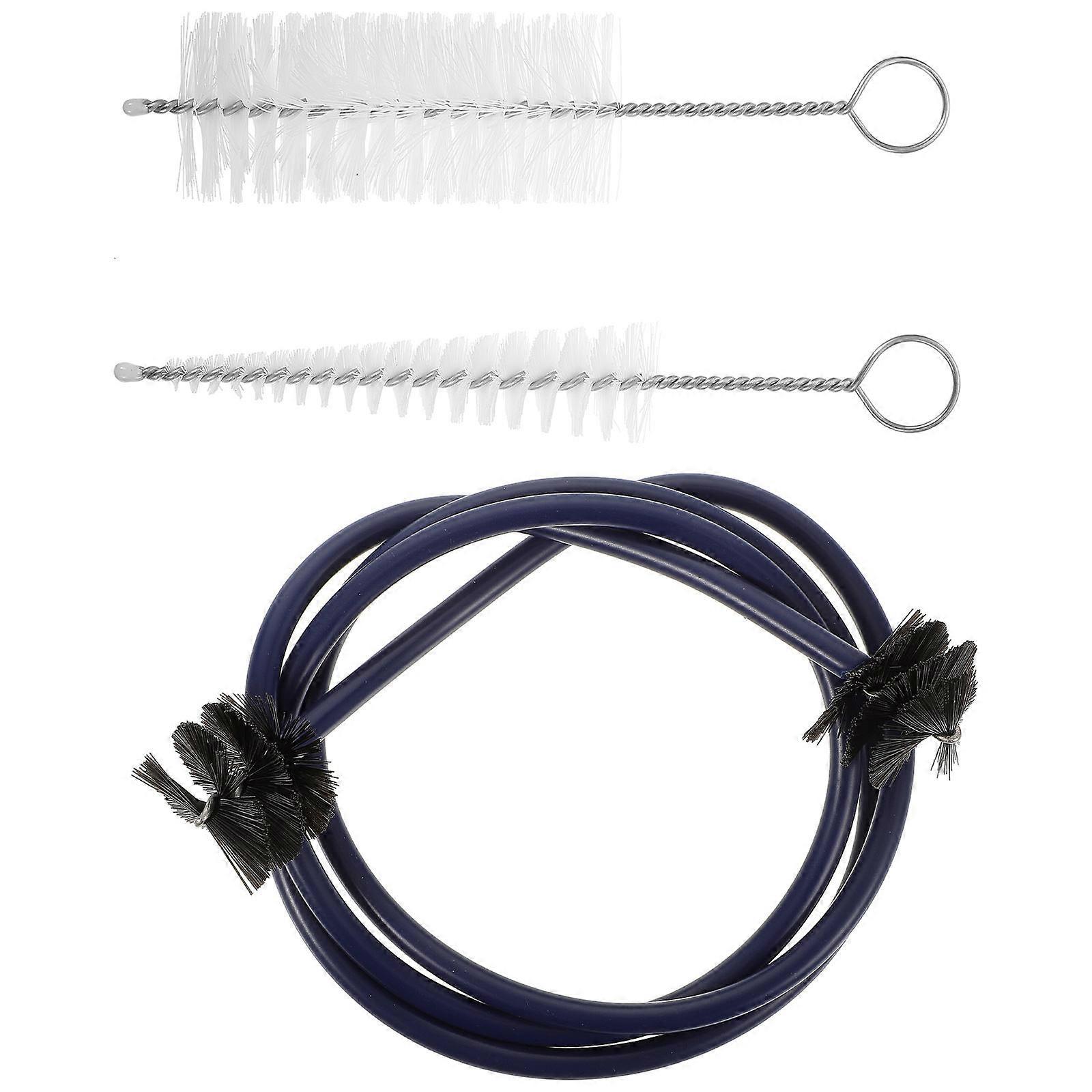 Cleaning Brushes For Musicians Instrument Users Deform-proof Dark Blue 1Set
