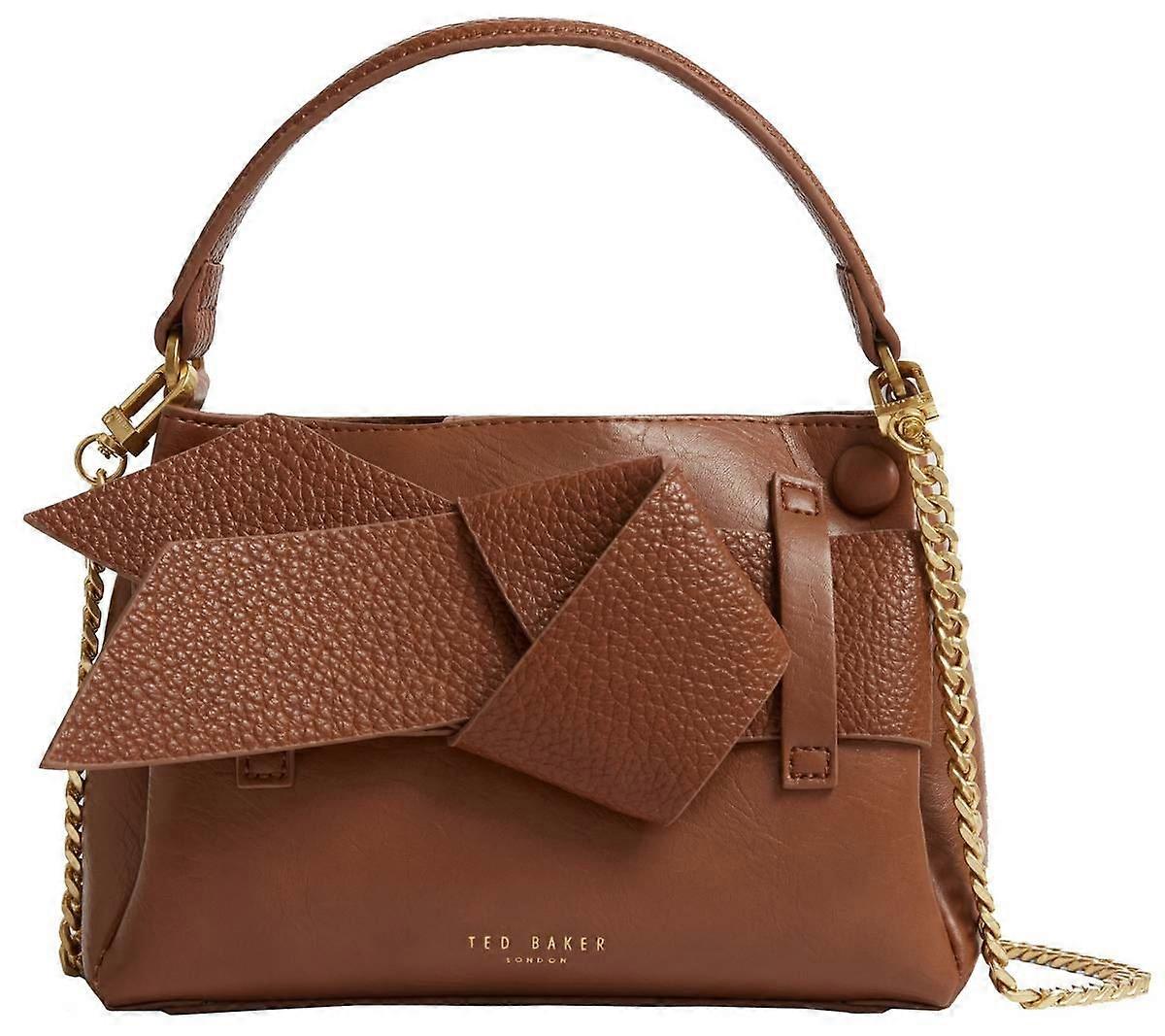 Ted Baker Ssansa Knot Bow Mini Top Handle Bag - Tan