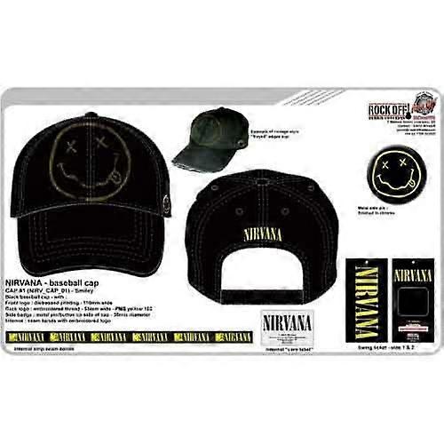 Nirvana Grunge Smile Strapback