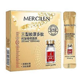 Three Type Pro Peptide Anti Wrinkle Sleep Facial Mask, Peptide Mask