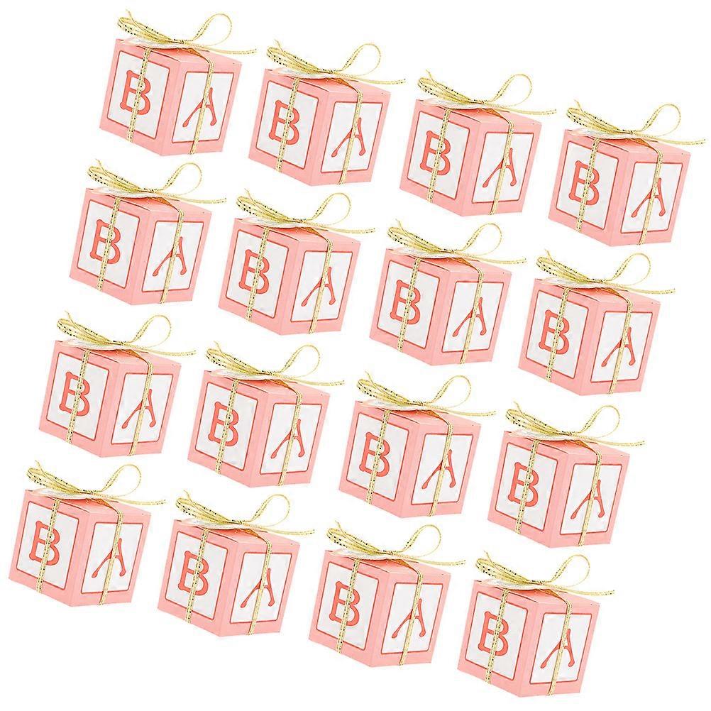 Candy Container Pink Paper Candy Case for Storage 250Sets Wedding Gift Boxes