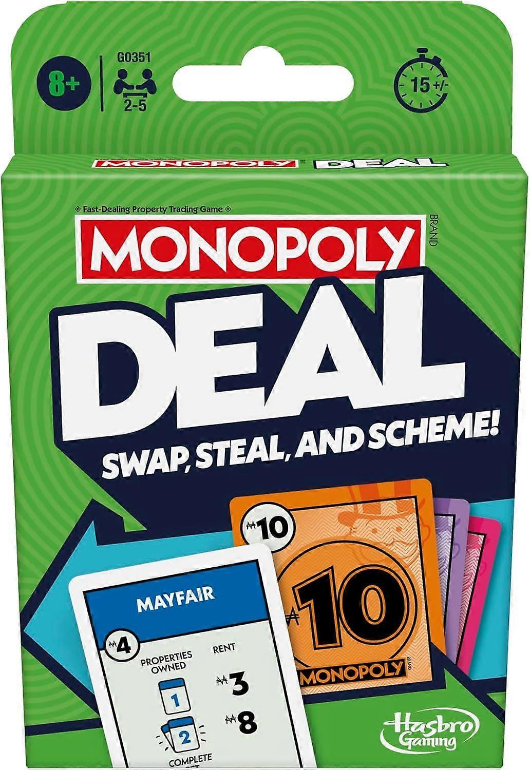 Monopoly Deal Refresh 2024 Card Game